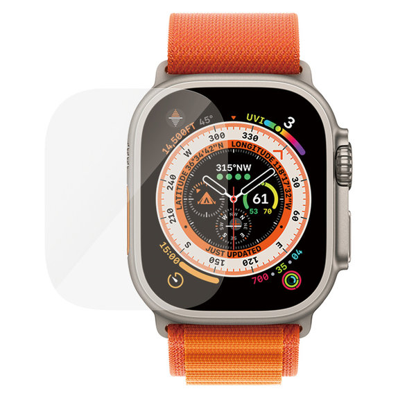 Edzett üveg AB Apple Watch Ultra 2/Ultra készülékhez, Átlátszó, PanzerGlass