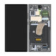 Samsung Galaxy S23 Ultra S918B - LCD Kijelző + Érintőüveg + Keret (Green) - GH82-30466C, GH82-30465C Genuine Service Pack
