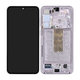 Samsung Galaxy S23 Plus S916B - LCD Kijelző + Érintőüveg + Keret (Lavender) - GH82-30478D, GH82-30476D, GH82-30477D Genuine Service Pack