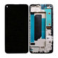 Google Pixel 4a 4G - LCD Kijelző + Érintőüveg + Keret (Just Black) OLED