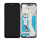 Motorola Moto G73 - LCD Kijelző + Érintőüveg + Keret (Black) - 5D68C22272 Genuine Service Pack