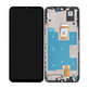 Honor X7a RKY-LX1 RKY-LX2 - LCD Kijelző + Érintőüveg + Keret (Midnight Black) - 0235AENA Genuine Service Pack