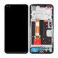 Oppo Reno 4 Z 5G - LCD Kijelző + Érintőüveg + Keret (Ink Black) TFT