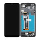 Motorola Moto E13 - LCD Kijelző + Érintőüveg + Keret (Cosmic Black) - 5D68C22340 Genuine Service Pack