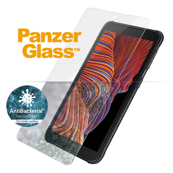 Edzett üveg Case Friendly AB Samsung Galaxy Xcover 5 készülékhez, Átlátszó, PanzerGlass