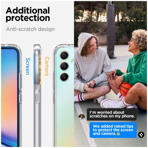 Spigen - Tok Ultra Hybrid - Samsung Galaxy A34 5G, crystal clear