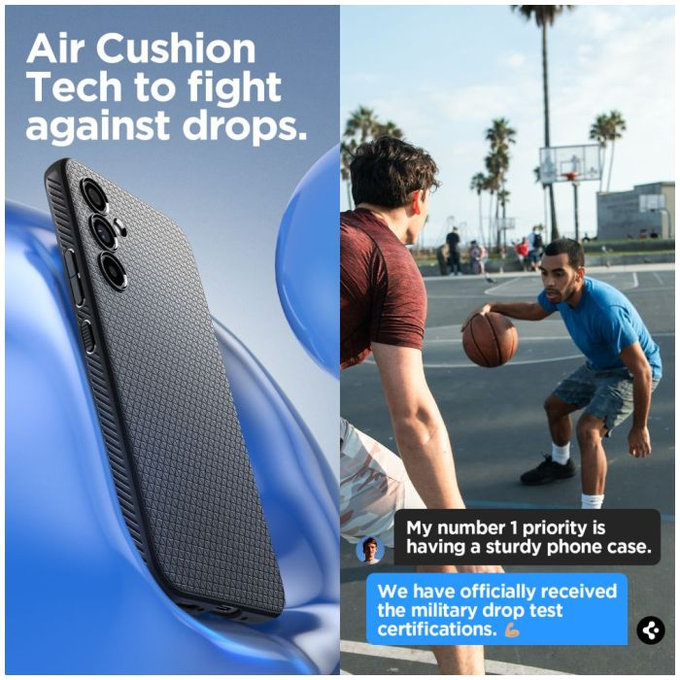 Spigen - Tok Liquid Air - Samsung Galaxy A54 5G, matte black