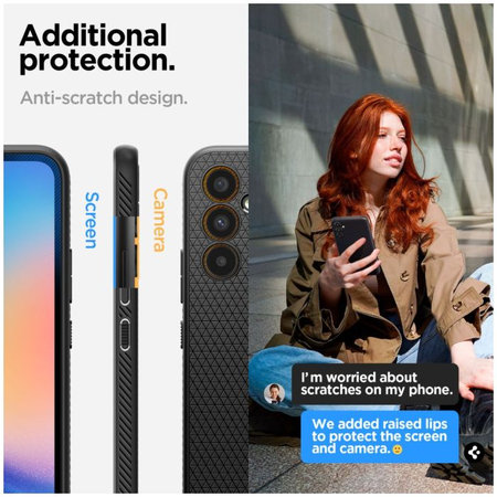 Spigen - Tok Liquid Air - Samsung Galaxy A34 5G, matte black