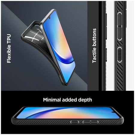 Spigen - Tok Liquid Air - Samsung Galaxy A34 5G, matte black