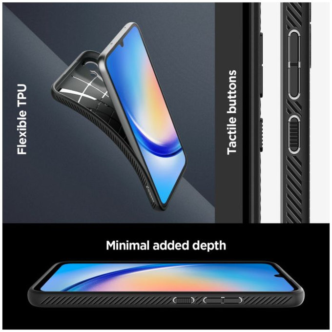 Spigen - Tok Liquid Air - Samsung Galaxy A34 5G, matte black
