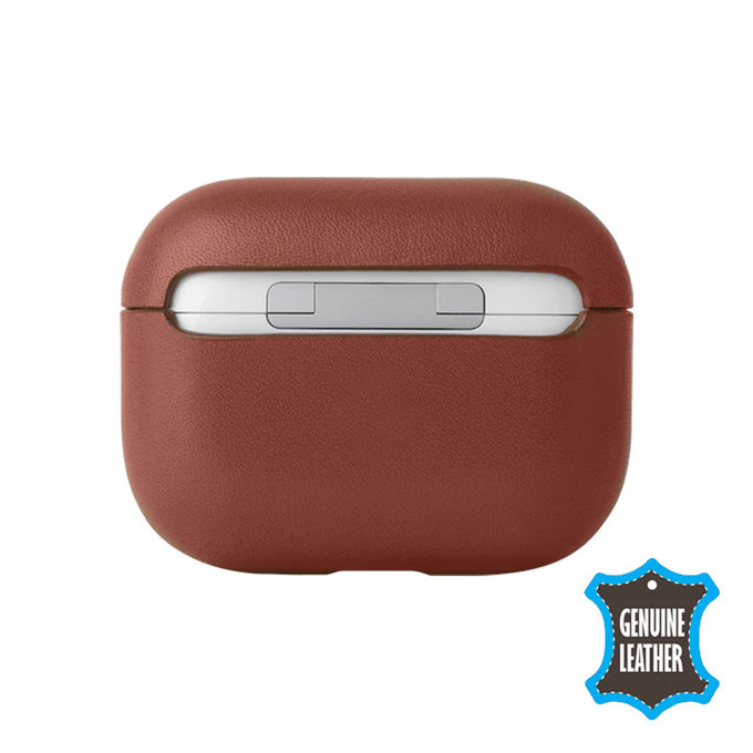 FixPremium - Bőrtok - AirPods 3, barna