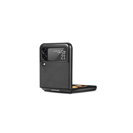 FixPremium - Karbon tok Samsung Galaxy Z Flip 2 készülékhez, fekete