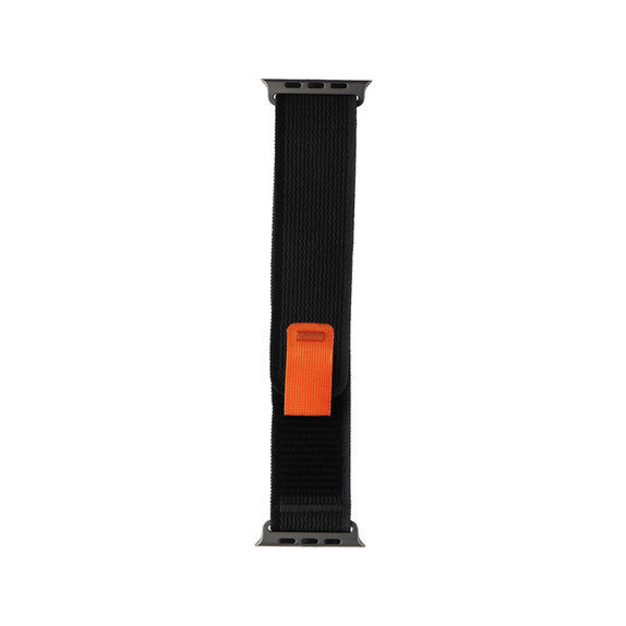 FixPremium - Szíj Trail Loop - Apple Watch (42, 44, 45 és 49mm), fekete