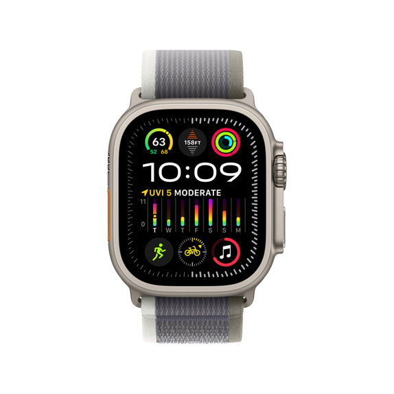 FixPremium - Szíj Trail Loop - Apple Watch (42, 44, 45 és 49mm), szürke