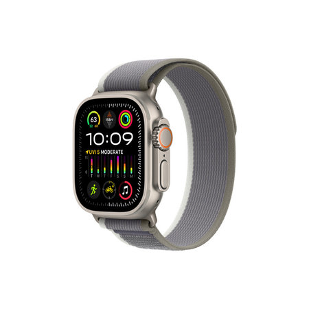 FixPremium - Szíj Trail Loop - Apple Watch (42, 44, 45 és 49mm), szürke