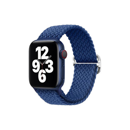 FixPremium - Szíj Solo Loop - Apple Watch (42, 44, 45 és 49mm), dark blue