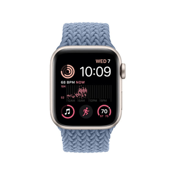 FixPremium - Szíj Solo Loop - Apple Watch (42, 44, 45 és 49mm), light blue