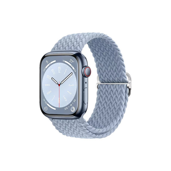 FixPremium - Szíj Solo Loop - Apple Watch (42, 44, 45 és 49mm), light blue