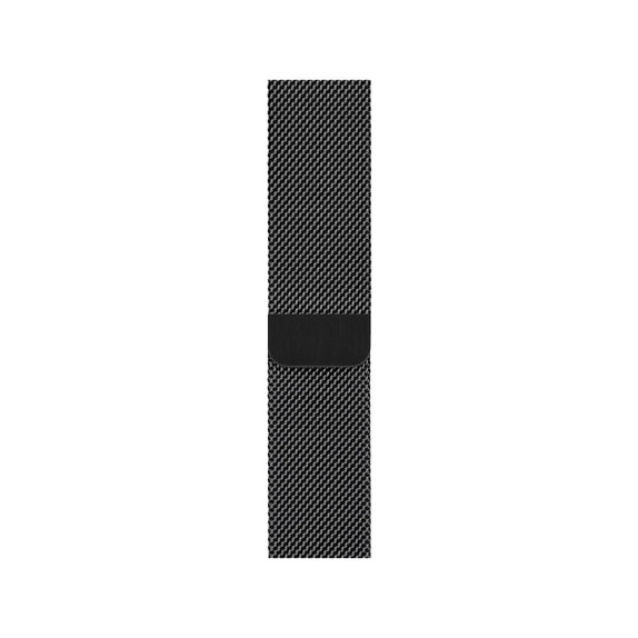FixPremium - Szíj Milanese Loop - Apple Watch (42, 44, 45 és 49mm), fekete