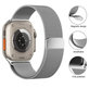 FixPremium - Szíj Milanese Loop - Apple Watch (42, 44, 45 és 49mm), ezüst