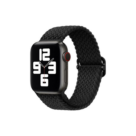 FixPremium - Szíj Solo Loop - Apple Watch (38, 40 és 41mm), fekete
