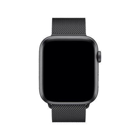 FixPremium - Szíj Milanese Loop - Apple Watch (38, 40 és 41mm), fekete