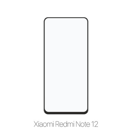 FixPremium FullCover Glass - Edzett üveg - Xiaomi Redmi Note 12