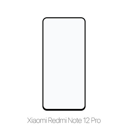FixPremium FullCover Glass - Edzett üveg - Xiaomi Redmi Note 12 Pro
