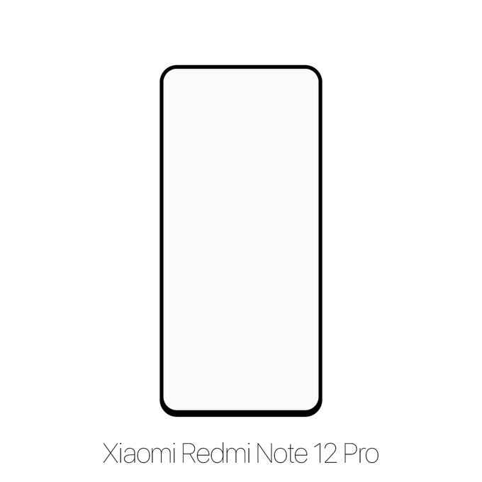 FixPremium FullCover Glass - Edzett üveg - Xiaomi Redmi Note 12 Pro