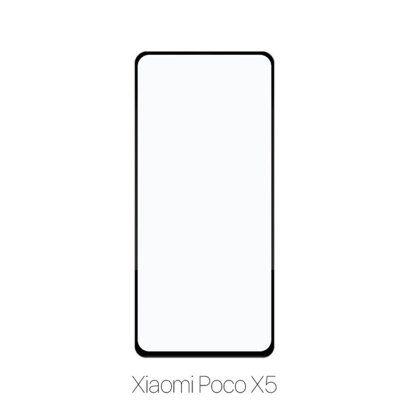 FixPremium FullCover Glass - Edzett üveg - Poco X5