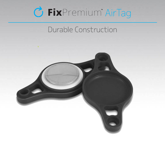 FixPremium - Apple AirTag tartó kerékpárra, fekete