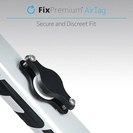 FixPremium - Apple AirTag tartó kerékpárra, fekete