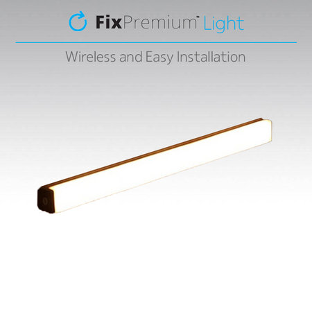 FixPremium - LED éjjeli lámpa mozgásérzékelővel (meleg sárga), (0.3m), fehér