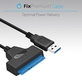 FixPremium - Kábel - USB-C / SATA 2.5", fekete
