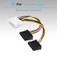 FixPremium - Tápkábel - IDE ATA / 2x SATA