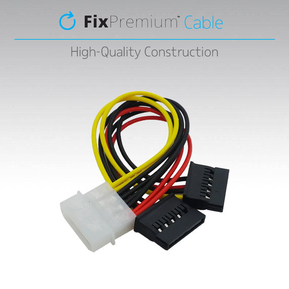 FixPremium - Tápkábel - IDE ATA / 2x SATA