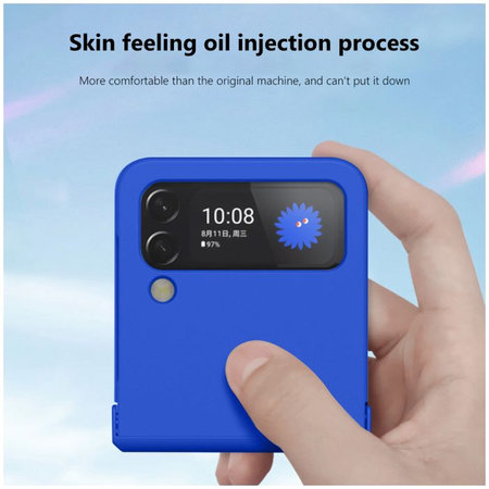 FixPremium - Szilikon tok - Samsung Galaxy Z Flip 4, fekete