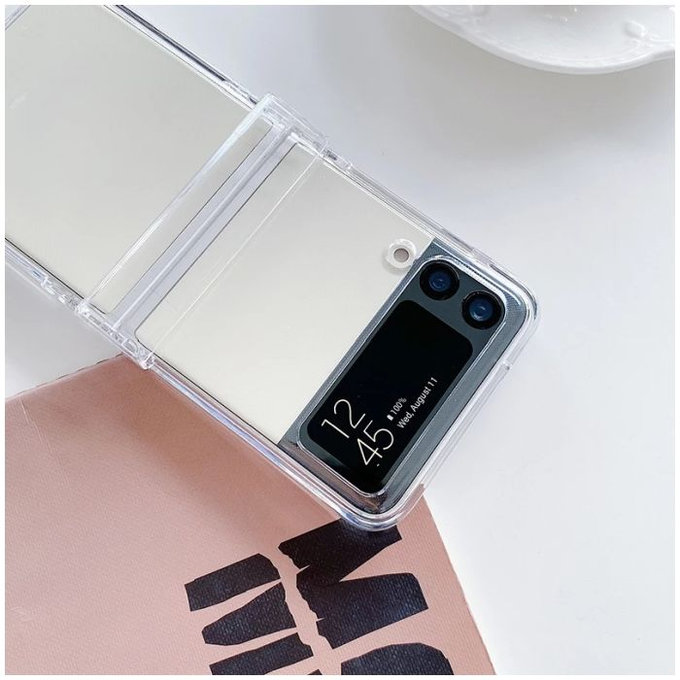 FixPremium - Szilikon tok - Samsung Galaxy Z Flip 4, átlátszó