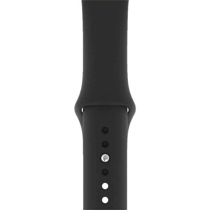 FixPremium - Szilikon Szíj - Apple Watch (42, 44, 45 és 49mm), fekete