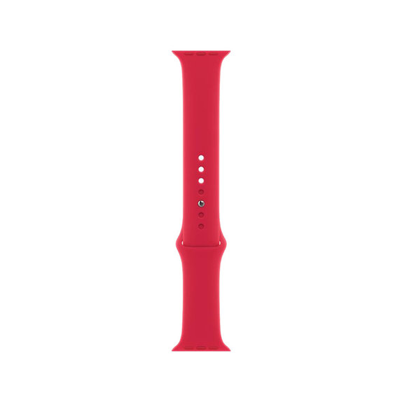 FixPremium - Szilikon Szíj - Apple Watch (38, 40 és 41mm), piros