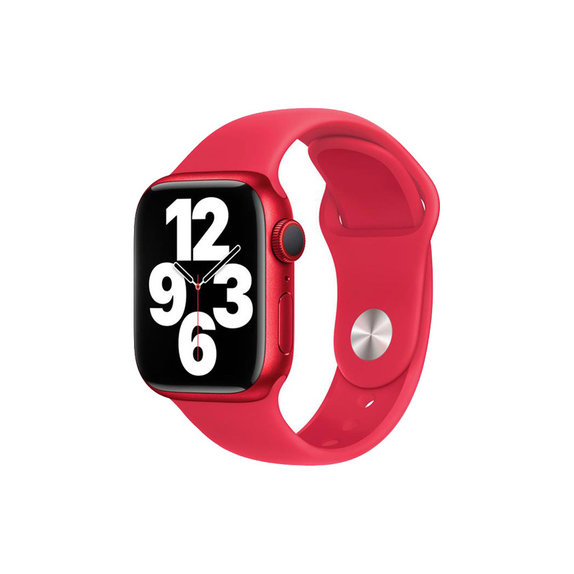 FixPremium - Szilikon Szíj - Apple Watch (38, 40 és 41mm), piros