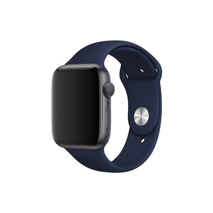 FixPremium - Szilikon Szíj - Apple Watch (42, 44, 45 és 49mm), kék