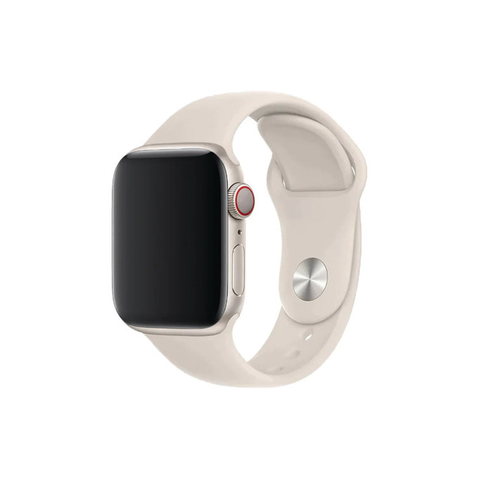 FixPremium - Szilikon Szíj - Apple Watch (42, 44, 45 és 49mm), aranysárga