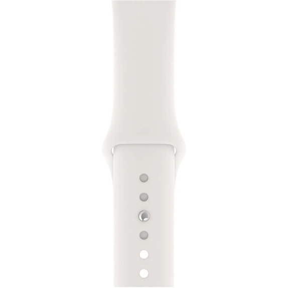 FixPremium - Szilikon Szíj - Apple Watch (42, 44, 45 és 49mm), fehér