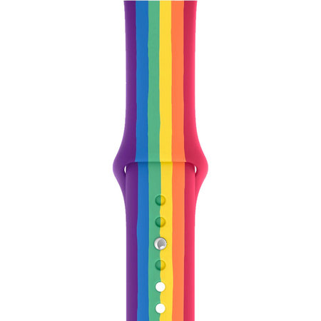 FixPremium - Szilikon Szíj - Apple Watch (42, 44, 45 és 49mm), pride