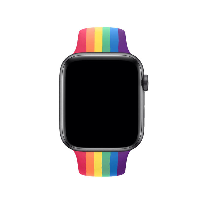 FixPremium - Szilikon Szíj - Apple Watch (38, 40 és 41mm), pride
