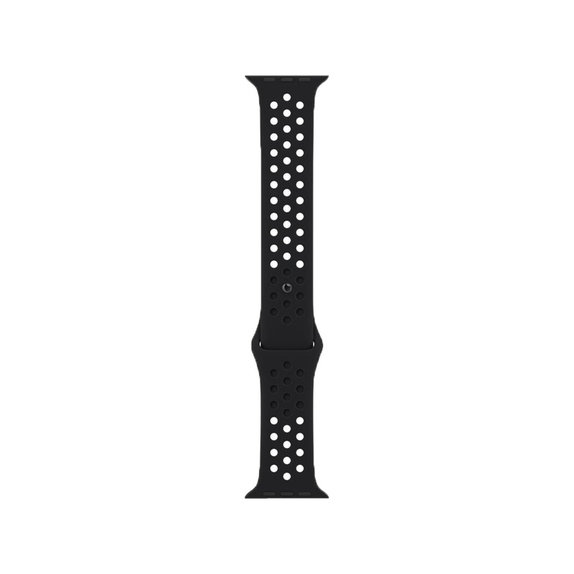 FixPremium - Szilikon Sportszíj - Apple Watch (42, 44, 45 és 49mm), fekete