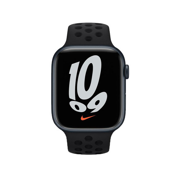 FixPremium - Szilikon Sportszíj - Apple Watch (42, 44, 45 és 49mm), fekete