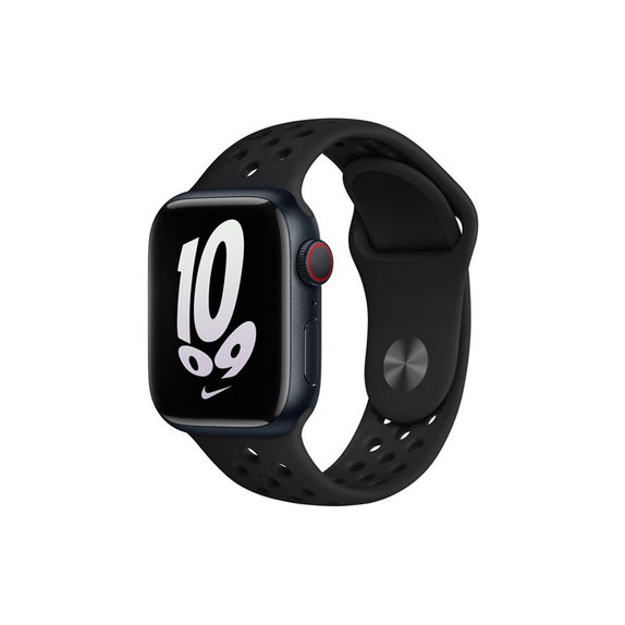FixPremium - Szilikon Sportszíj - Apple Watch (42, 44, 45 és 49mm), fekete