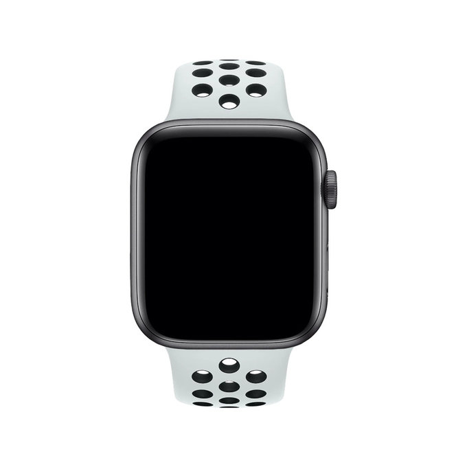 FixPremium - Szilikon Sportszíj - Apple Watch (38, 40 és 41mm), fehér